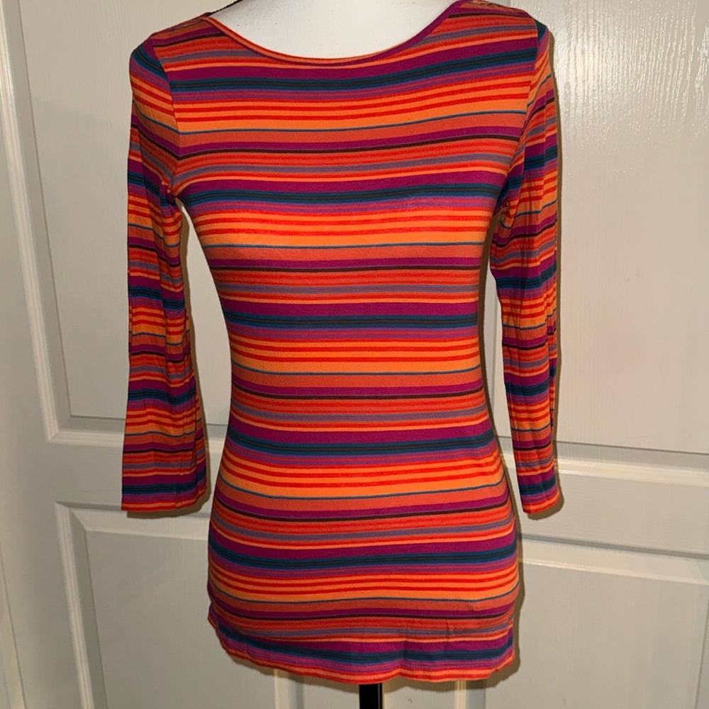 JUNIORS - Stripe Top - Size Small